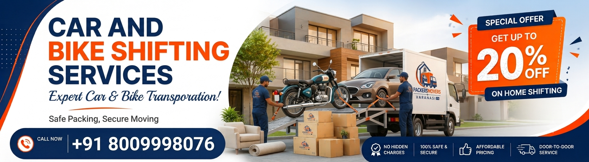 Car & Bike Transportation Services in Varanasi